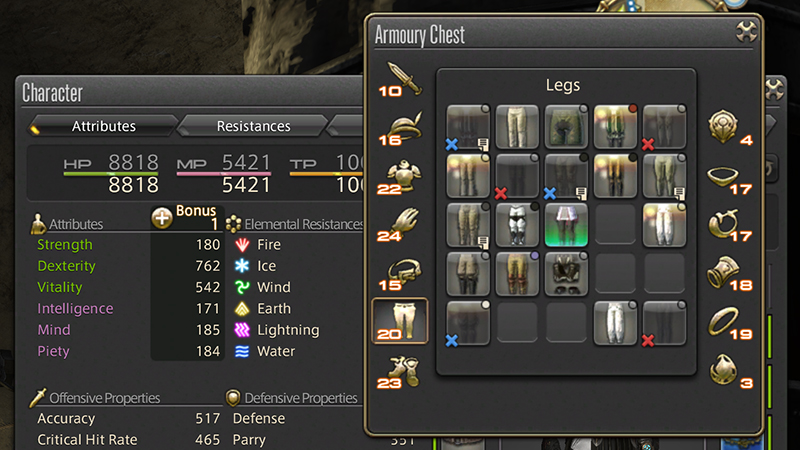 Final Fantasy XIV has lots of pants.